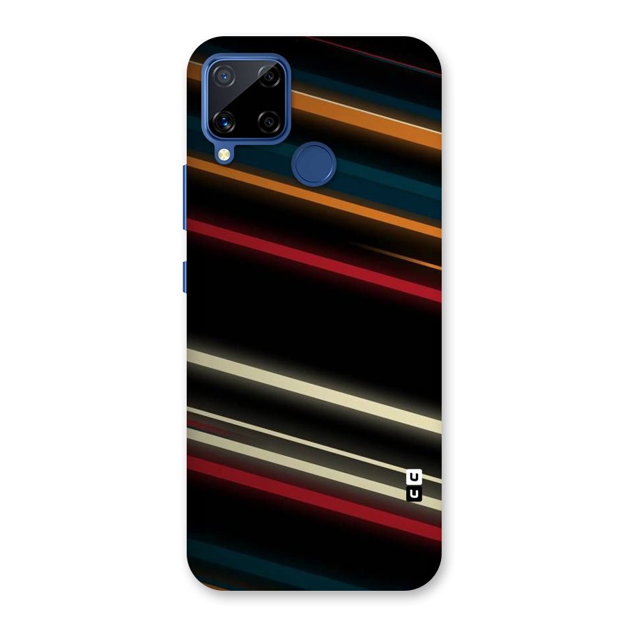 Light Diagonal Stripes Back Case for Realme C12