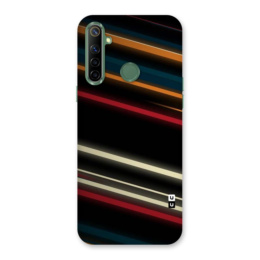 Light Diagonal Stripes Back Case for Realme Narzo 10