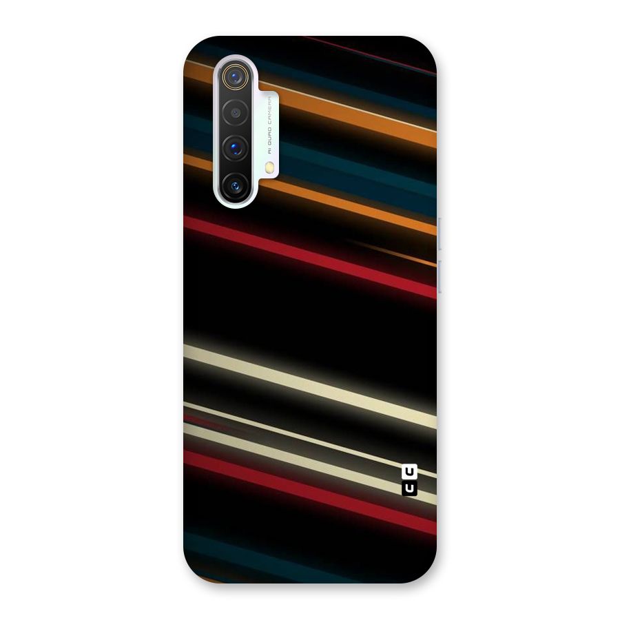 Light Diagonal Stripes Back Case for Realme X3 SuperZoom