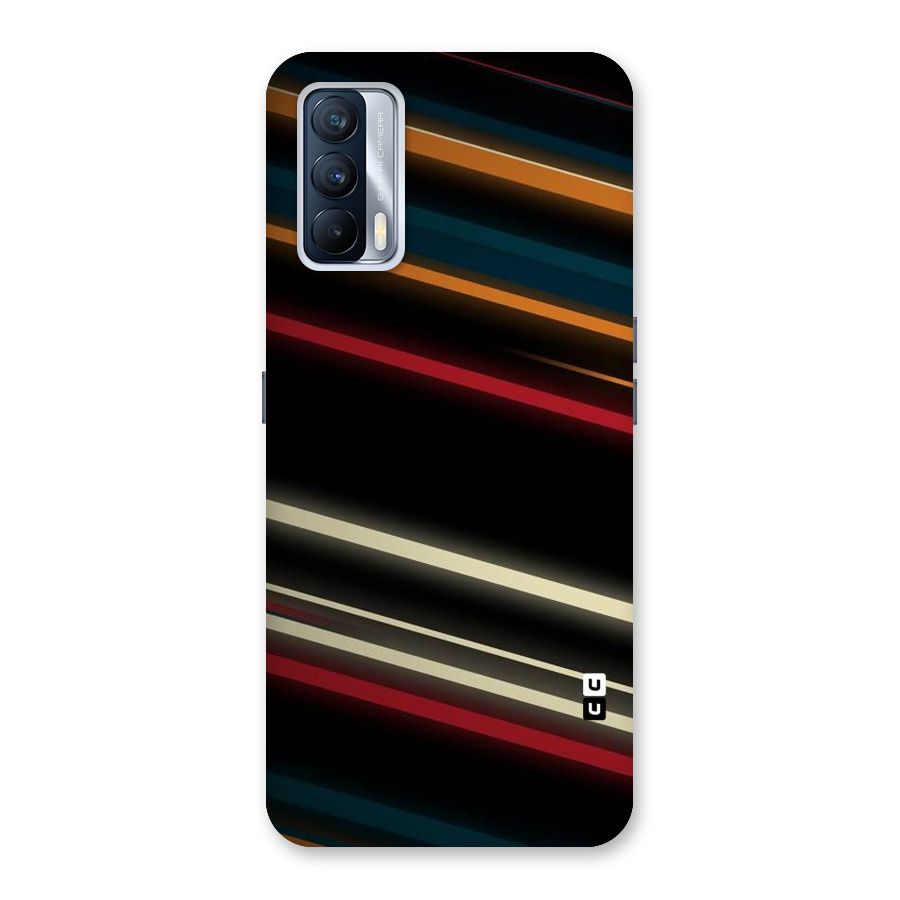 Light Diagonal Stripes Back Case for Realme X7