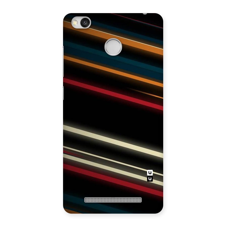 Light Diagonal Stripes Back Case for Redmi 3S Prime