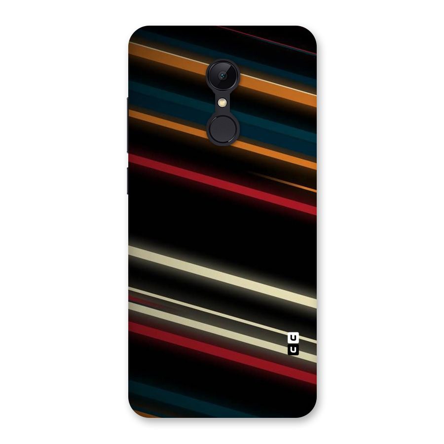 Light Diagonal Stripes Back Case for Redmi 5