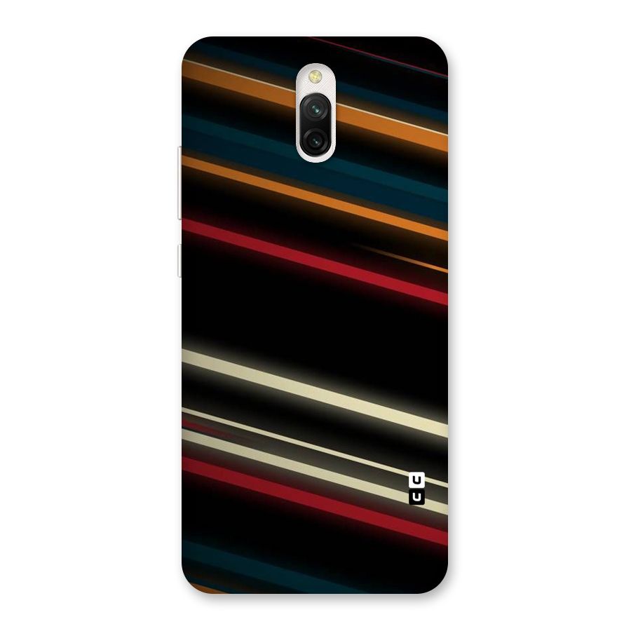 Light Diagonal Stripes Back Case for Redmi 8A Dual