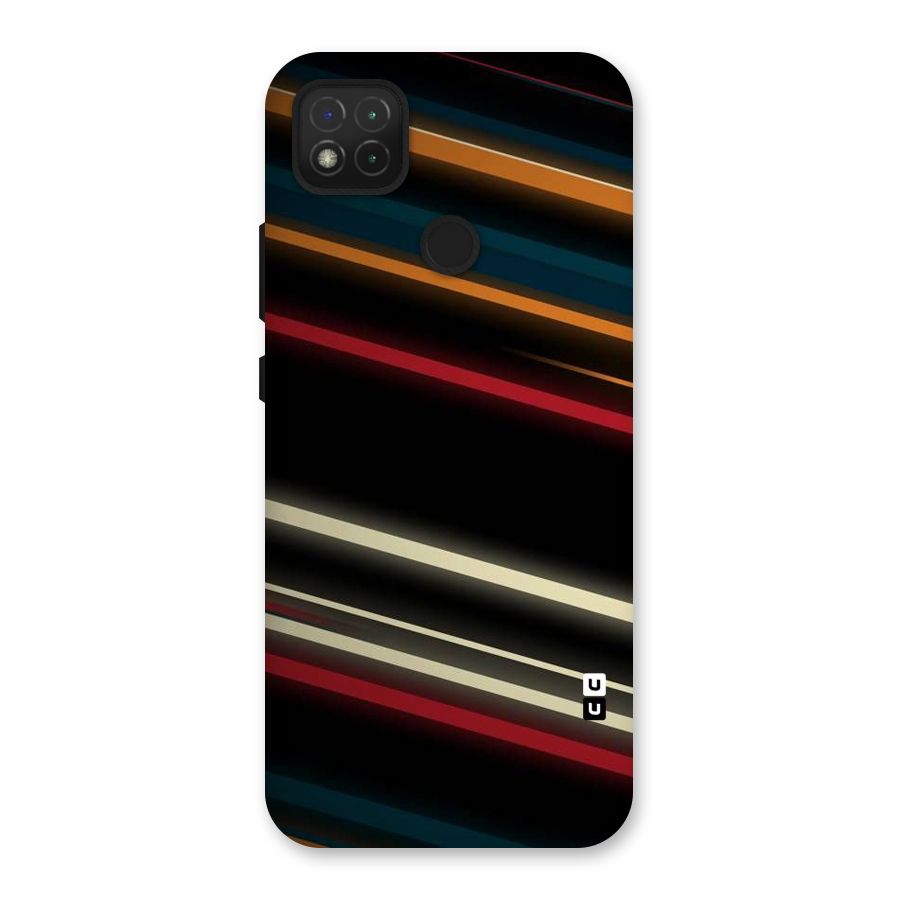 Light Diagonal Stripes Back Case for Redmi 9