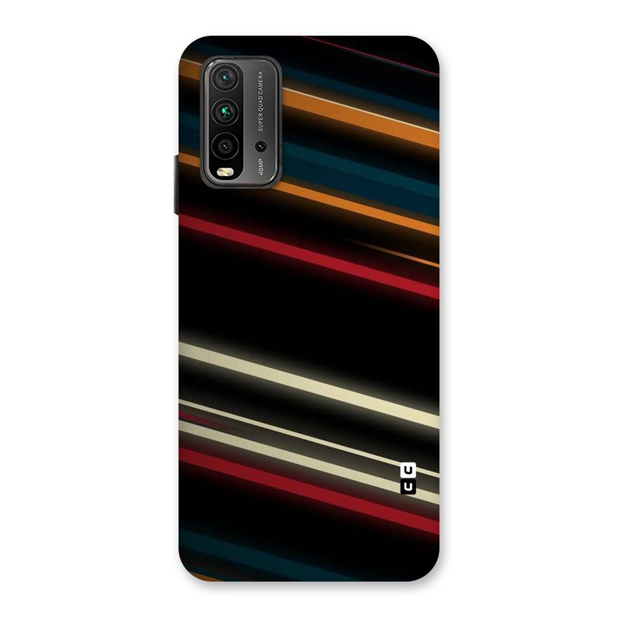 Light Diagonal Stripes Back Case for Redmi 9 Power