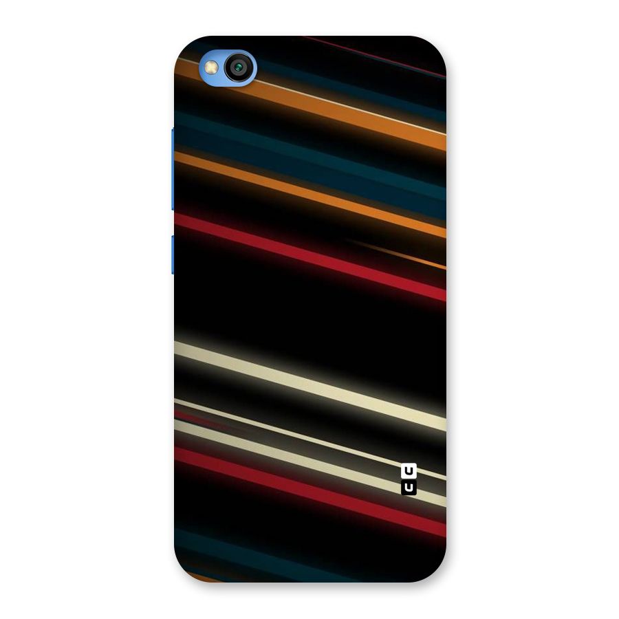 Light Diagonal Stripes Back Case for Redmi Go