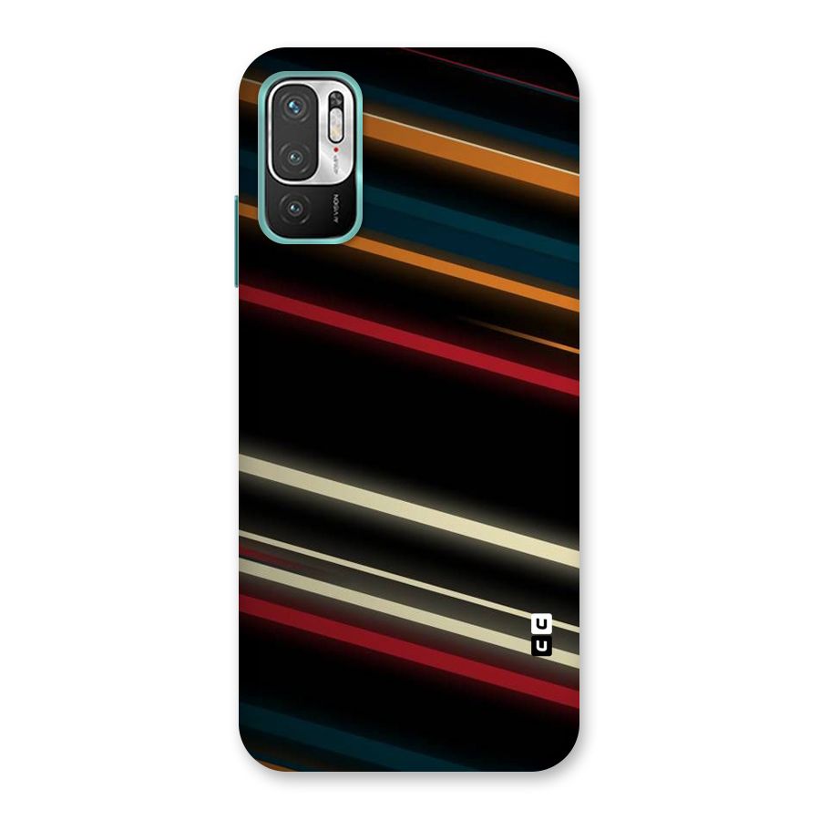 Light Diagonal Stripes Back Case for Redmi Note 10T 5G