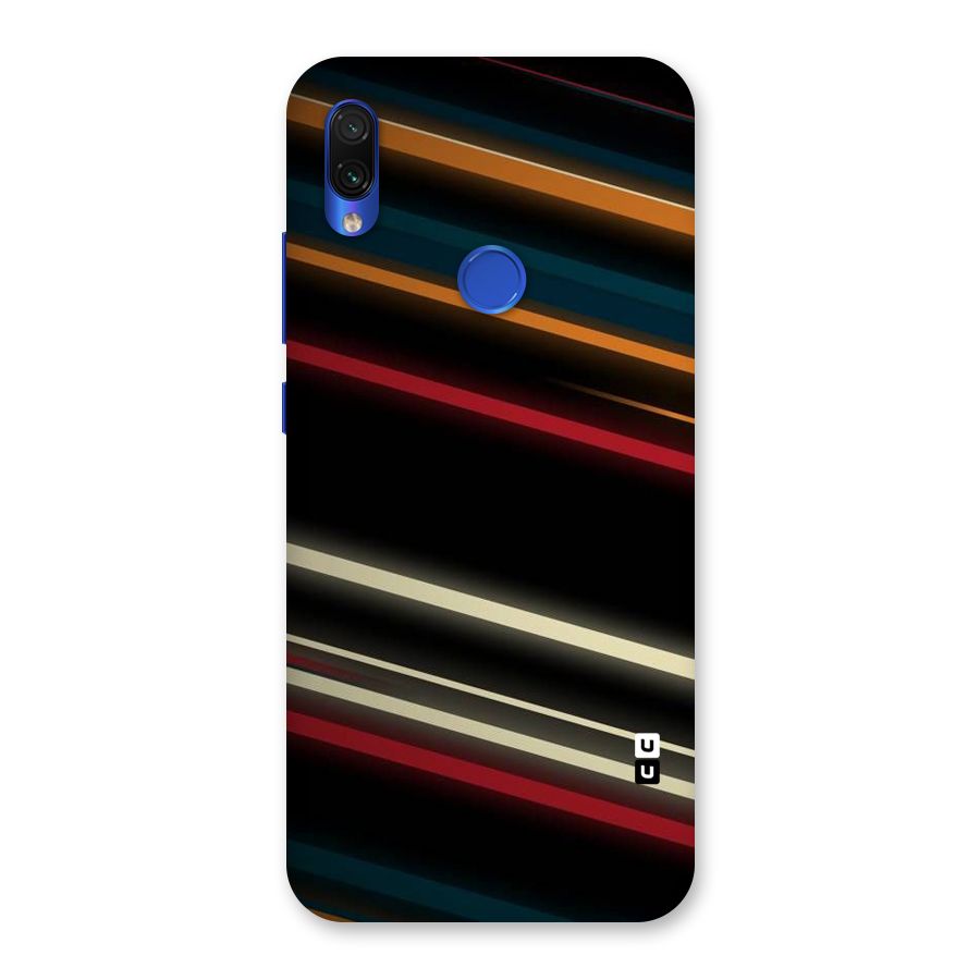 Light Diagonal Stripes Back Case for Redmi Note 7S