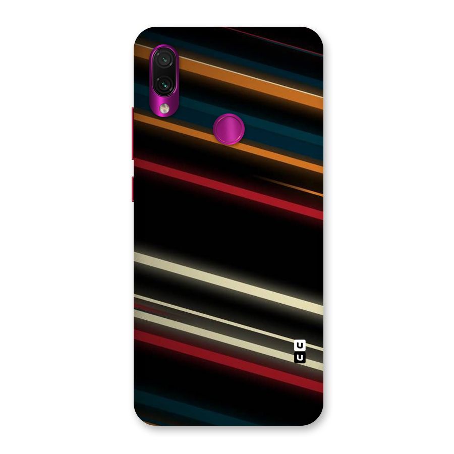 Light Diagonal Stripes Back Case for Redmi Note 7 Pro