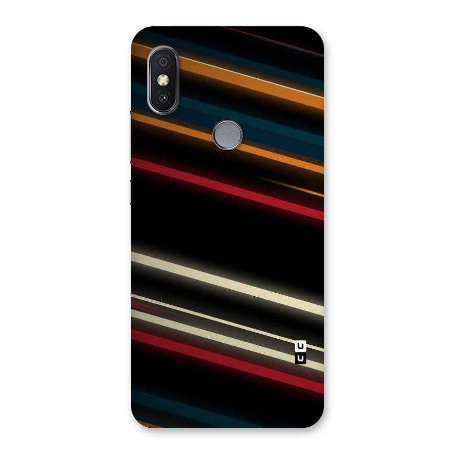 Light Diagonal Stripes Back Case for Redmi Y2