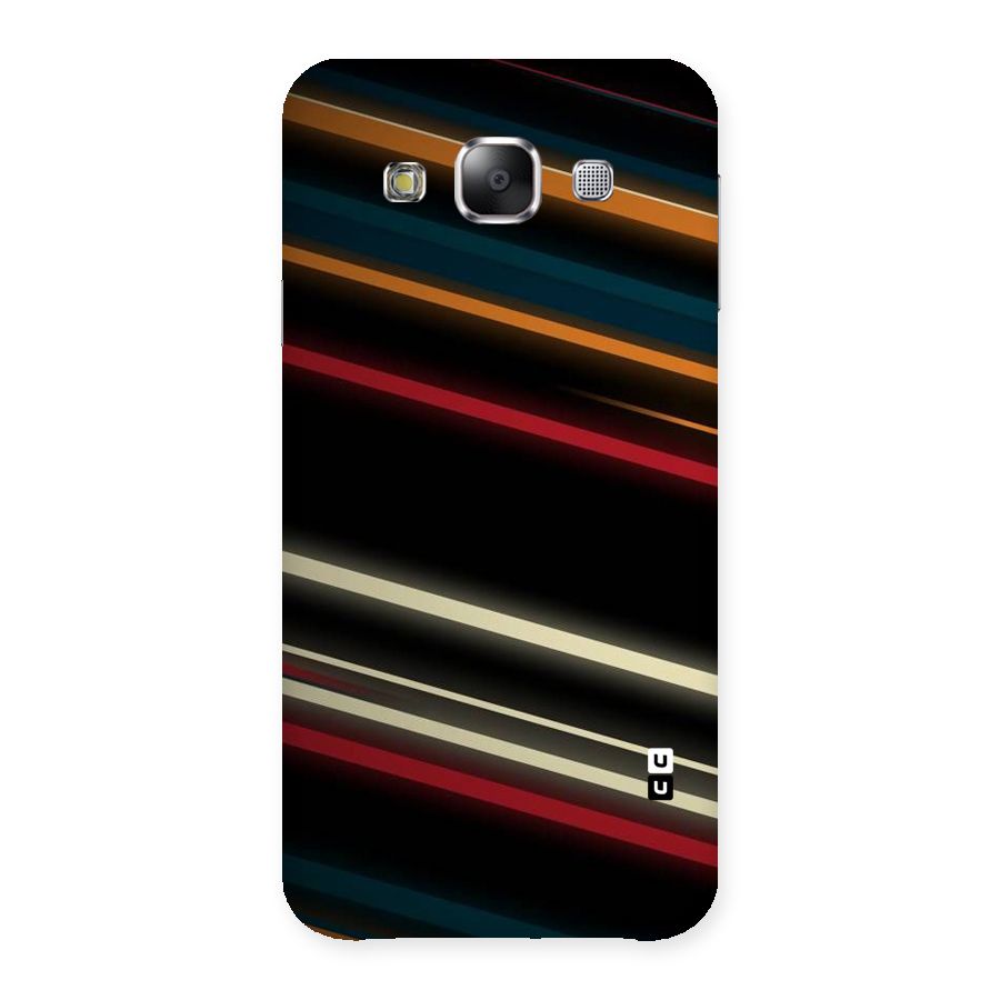 Light Diagonal Stripes Back Case for Samsung Galaxy E5