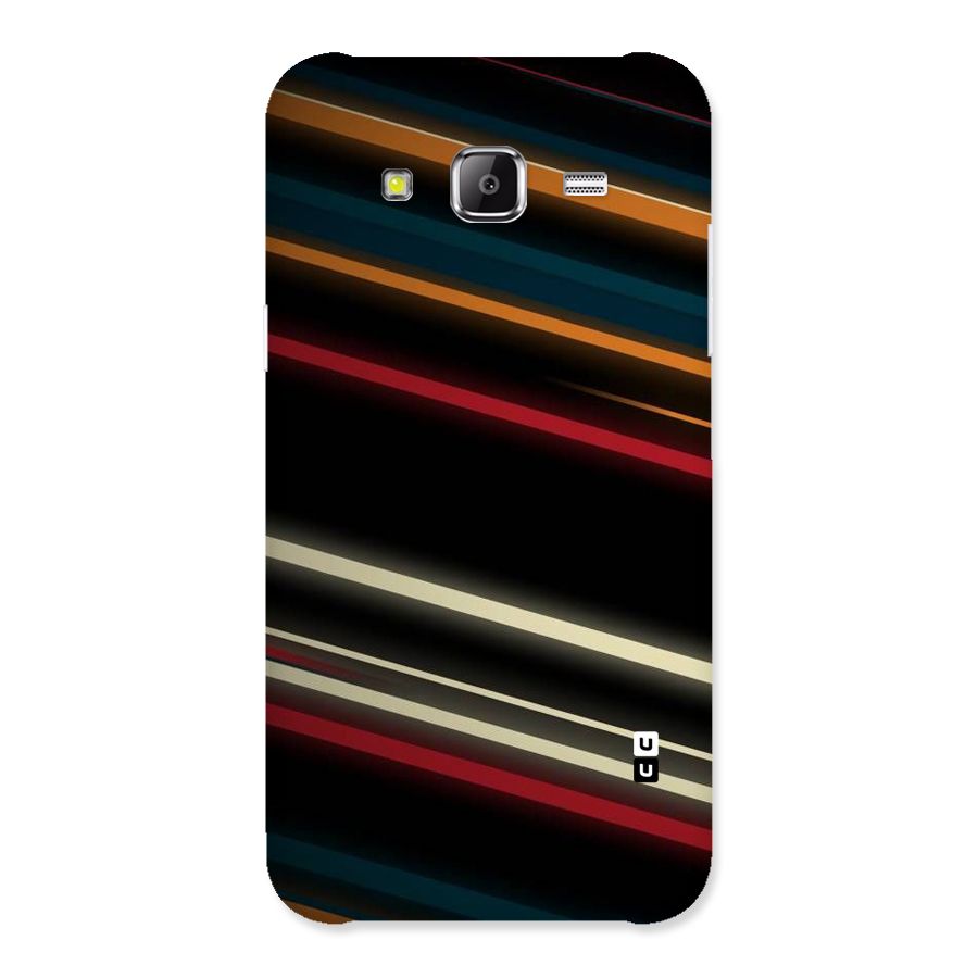 Light Diagonal Stripes Back Case for Samsung Galaxy J5