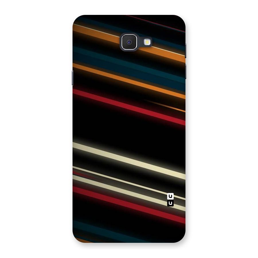 Light Diagonal Stripes Back Case for Samsung Galaxy J7 Prime