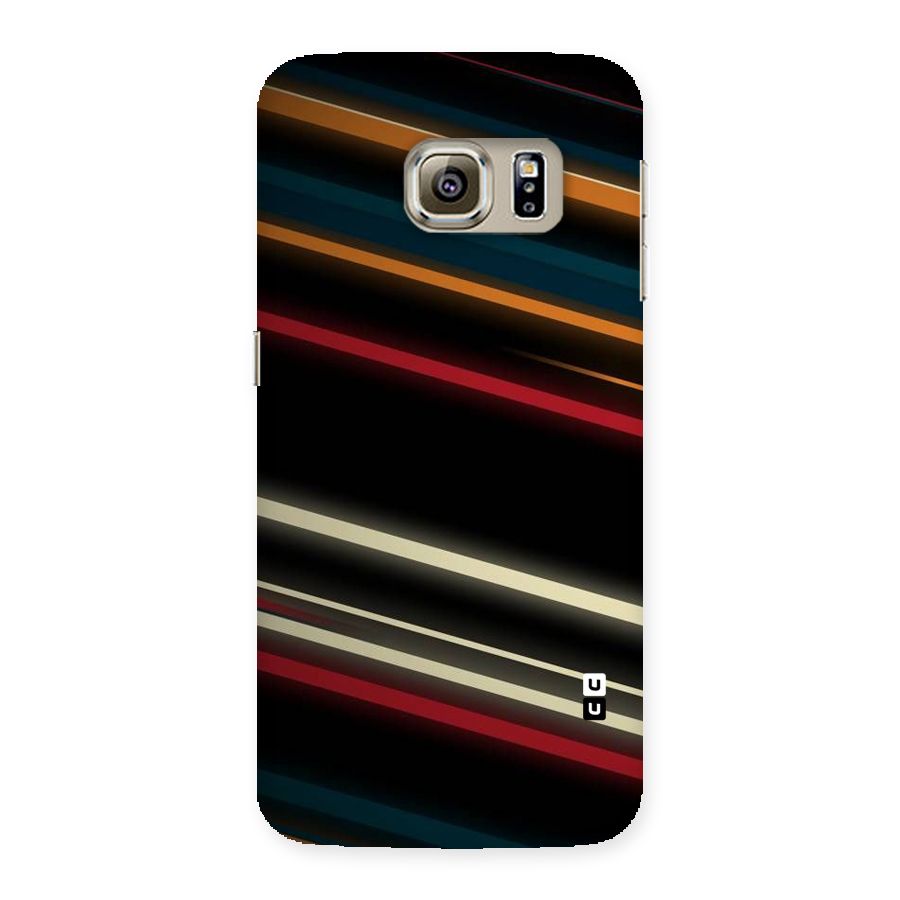 Light Diagonal Stripes Back Case for Samsung Galaxy S6 Edge