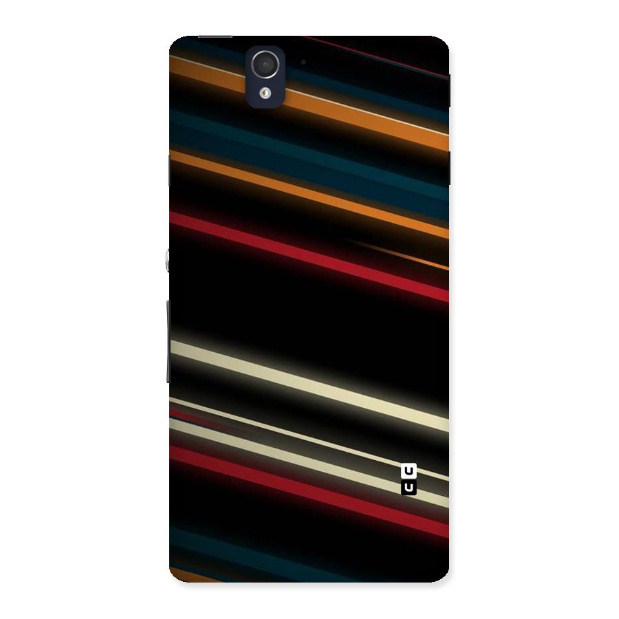 Light Diagonal Stripes Back Case for Sony Xperia Z