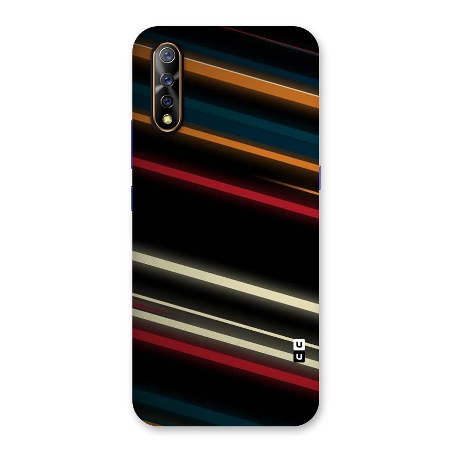 Light Diagonal Stripes Back Case for Vivo S1