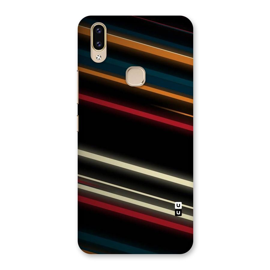 Light Diagonal Stripes Back Case for Vivo V9 Youth