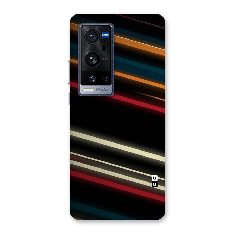 Light Diagonal Stripes Back Case for Vivo X60 Pro Plus
