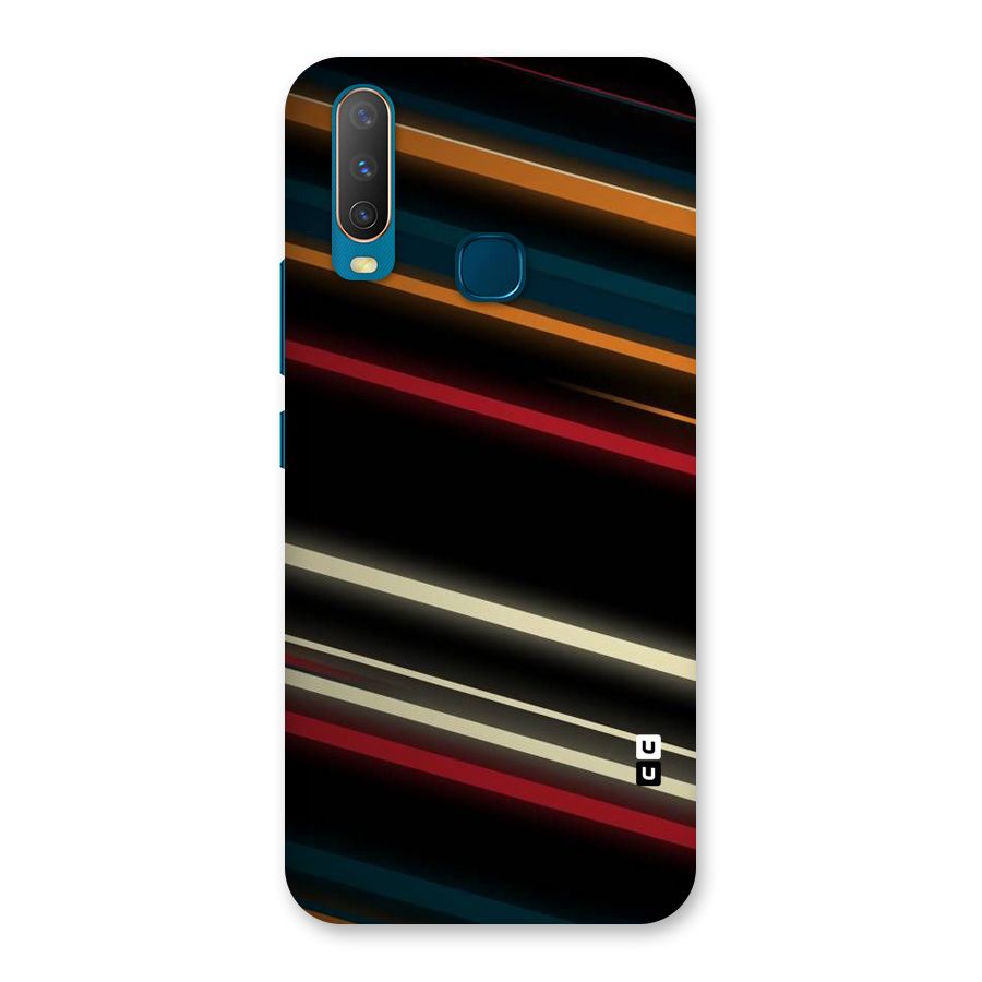 Light Diagonal Stripes Back Case for Vivo Y17