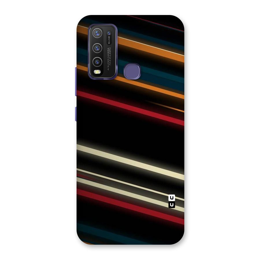 Light Diagonal Stripes Back Case for Vivo Y30