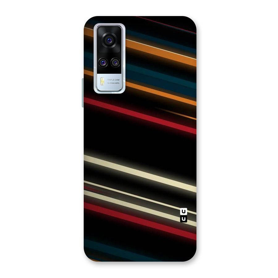 Light Diagonal Stripes Back Case for Vivo Y31