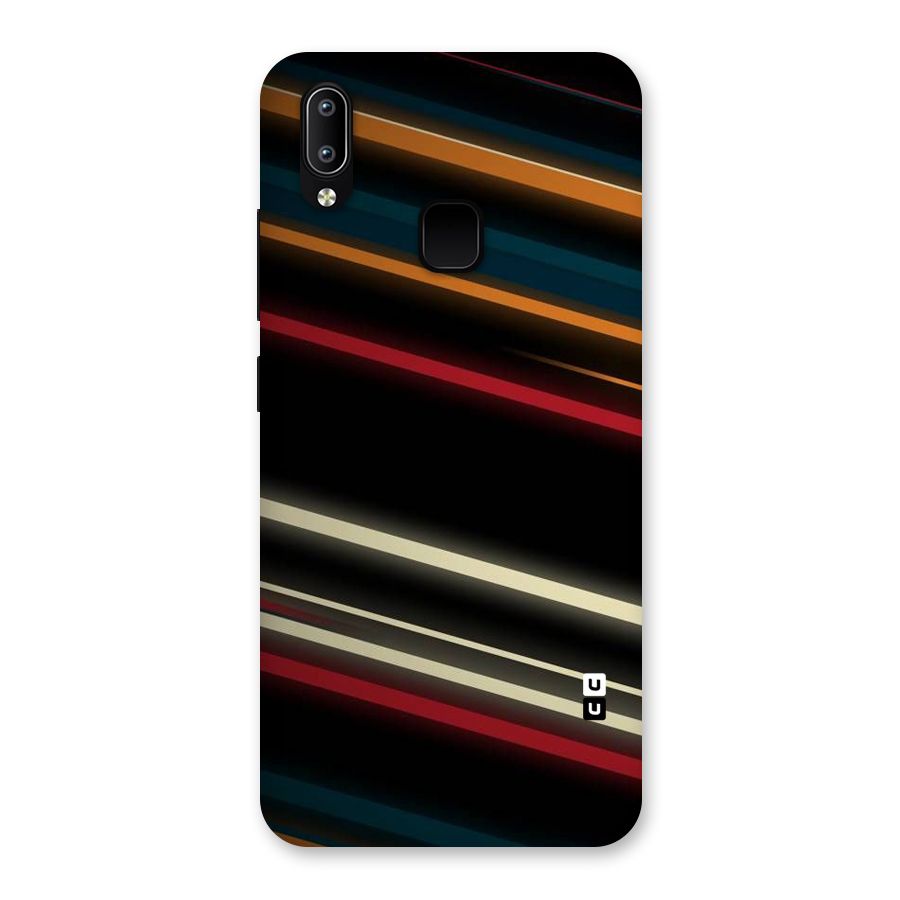 Light Diagonal Stripes Back Case for Vivo Y93