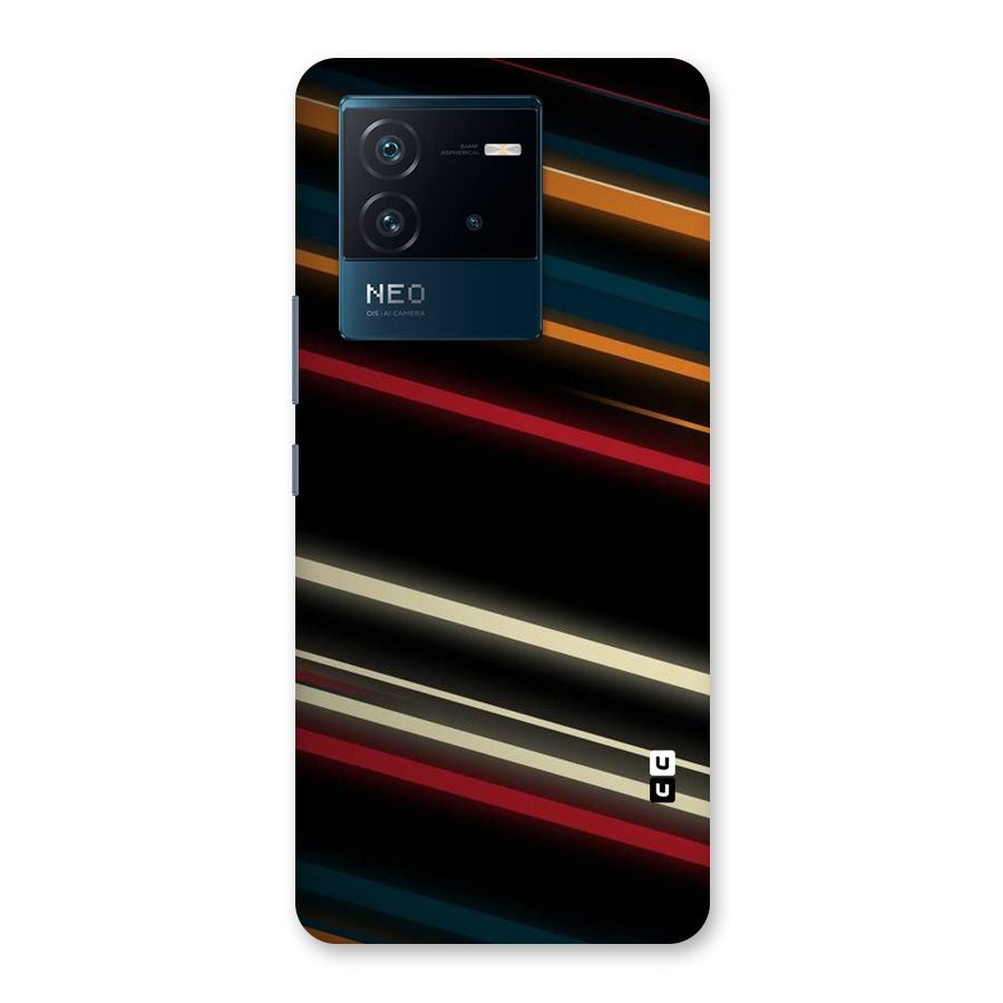Light Diagonal Stripes Back Case for Vivo iQOO Neo 6 5G