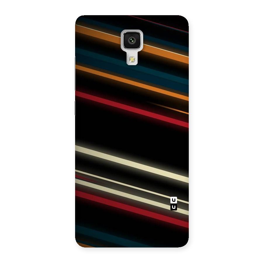 Light Diagonal Stripes Back Case for Xiaomi Mi 4