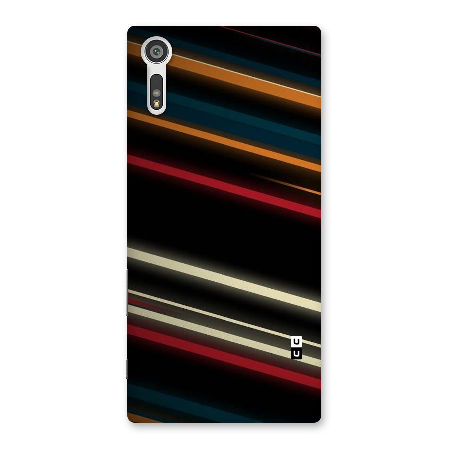 Light Diagonal Stripes Back Case for Xperia XZ