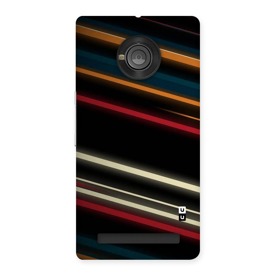 Light Diagonal Stripes Back Case for Yu Yuphoria