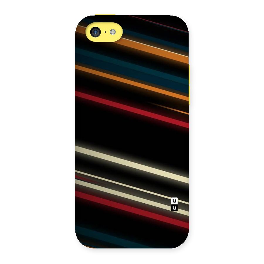 Light Diagonal Stripes Back Case for iPhone 5C