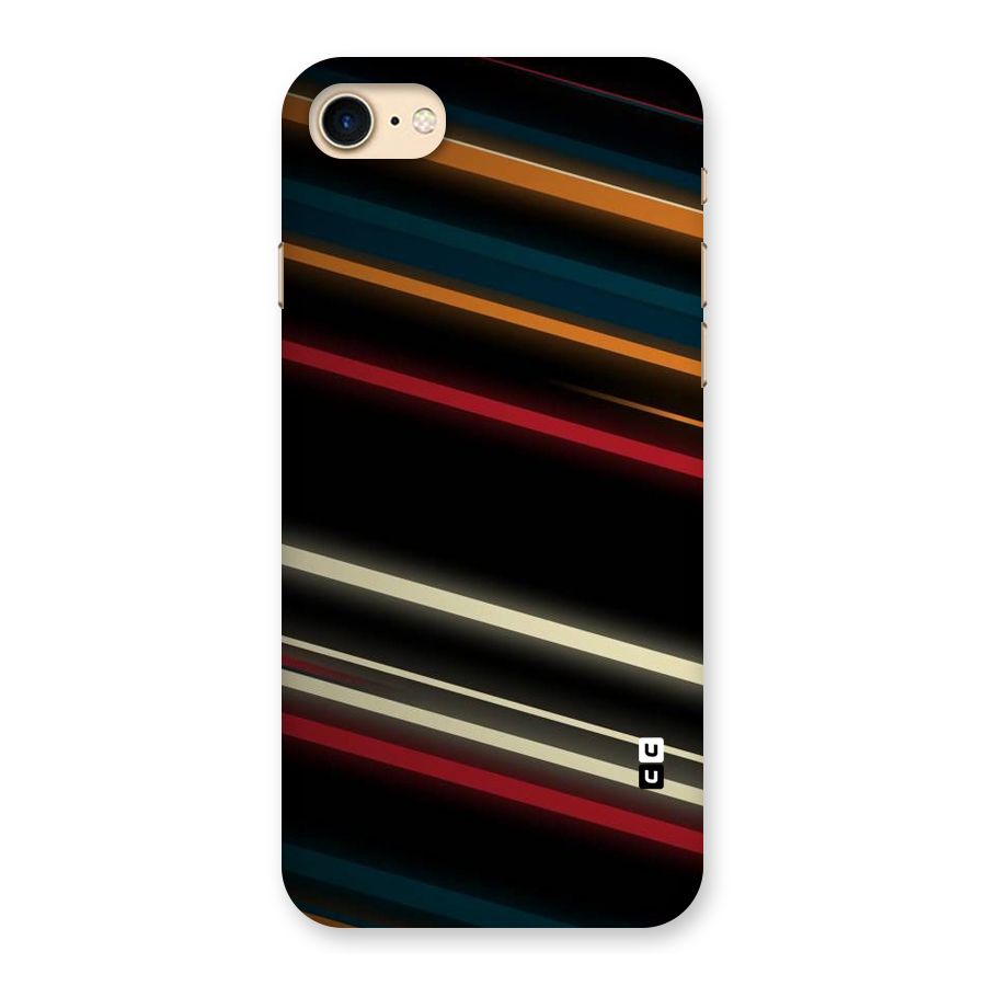 Light Diagonal Stripes Back Case for iPhone 7