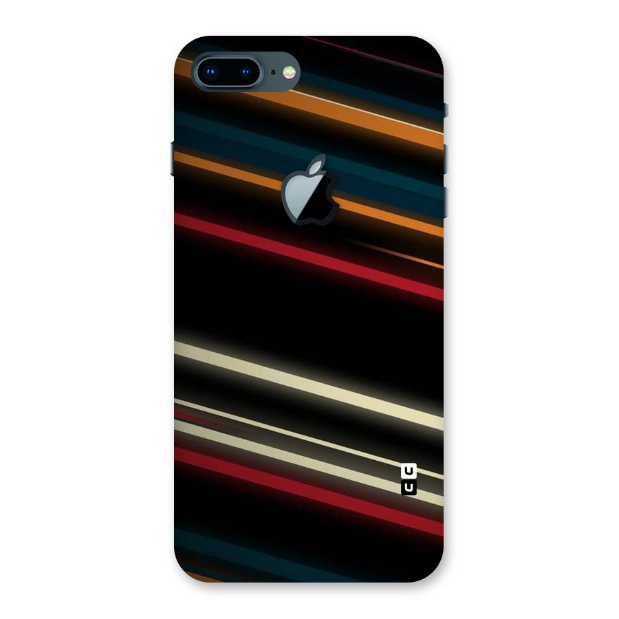 Light Diagonal Stripes Back Case for iPhone 7 Plus Apple Cut
