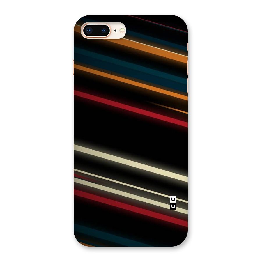 Light Diagonal Stripes Back Case for iPhone 8 Plus