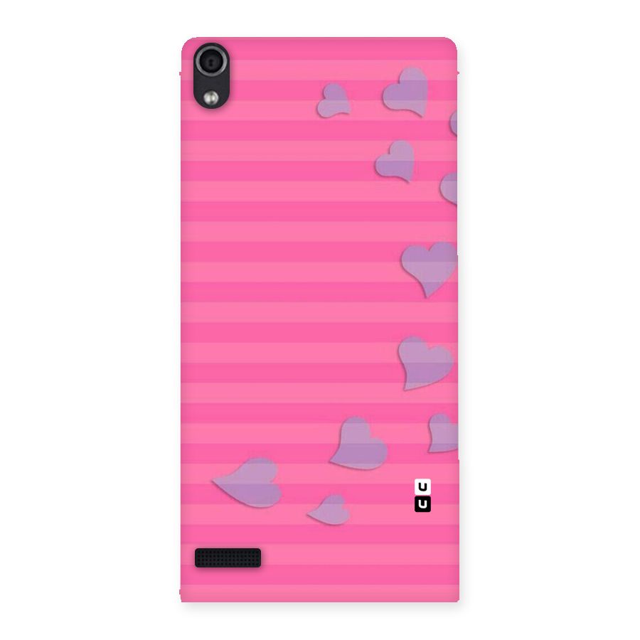 Light Heart Stripes Back Case for Ascend P6