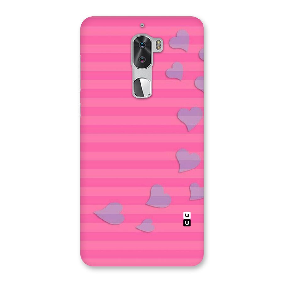 Light Heart Stripes Back Case for Coolpad Cool 1