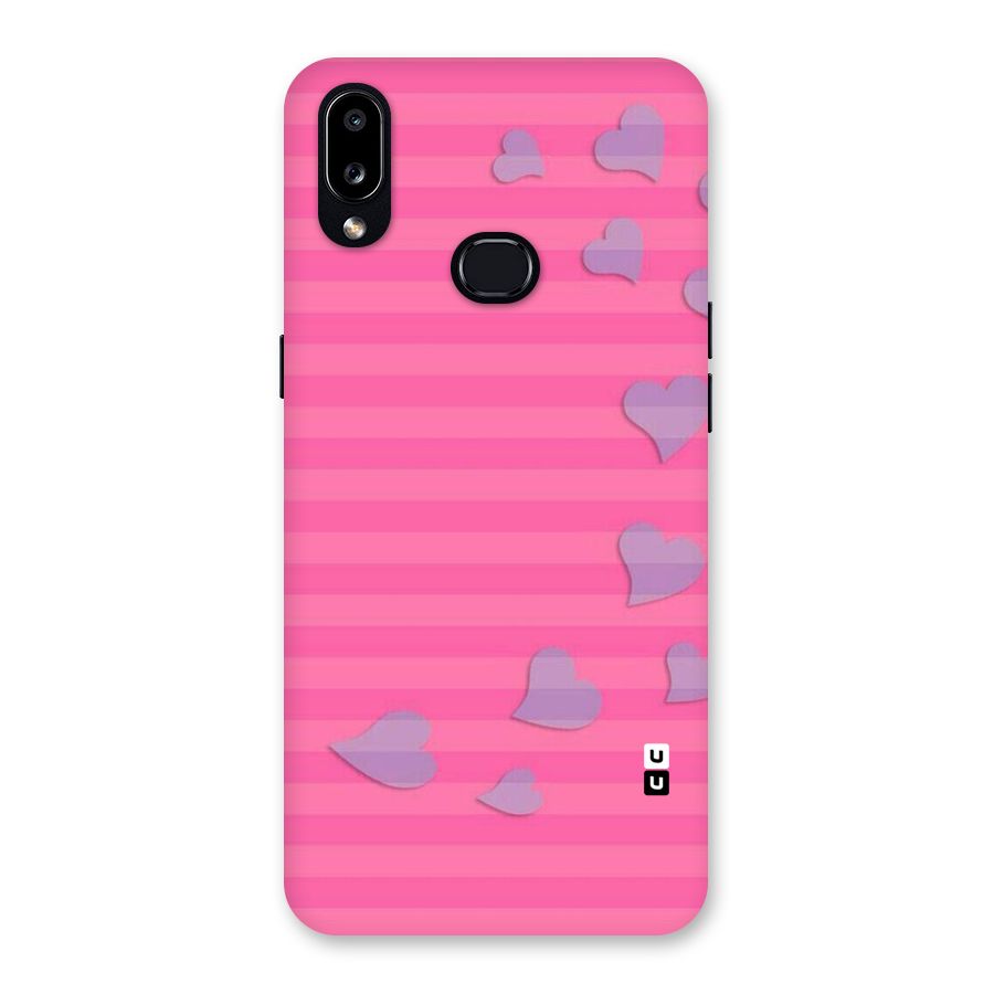 Light Heart Stripes Back Case for Galaxy A10s