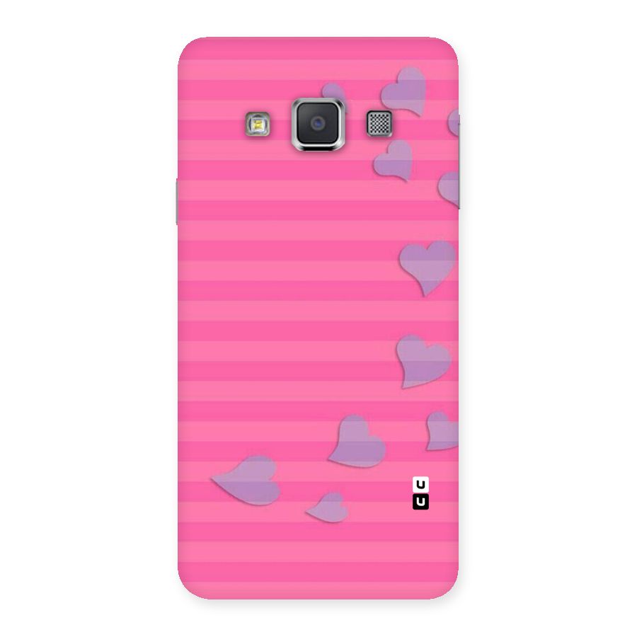 Light Heart Stripes Back Case for Galaxy A3