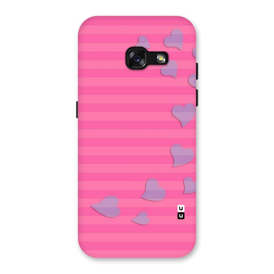 Light Heart Stripes Back Case for Galaxy A3 (2017)