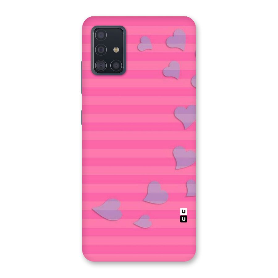 Light Heart Stripes Back Case for Galaxy A51