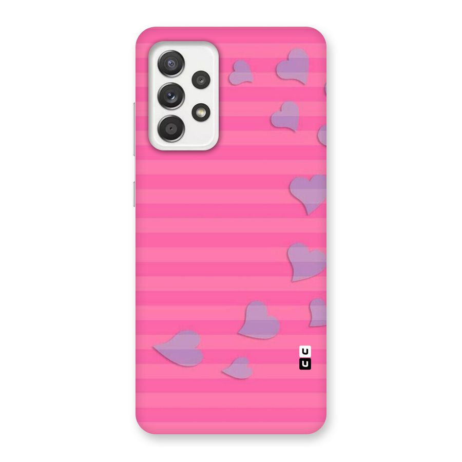 Light Heart Stripes Back Case for Galaxy A52