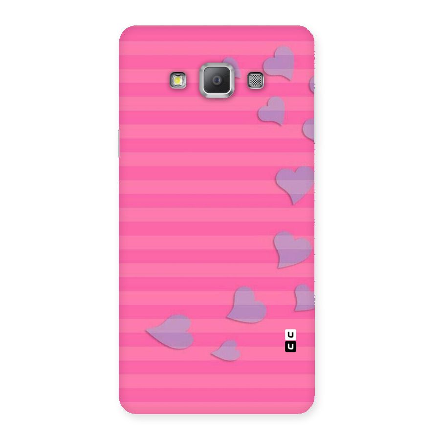 Light Heart Stripes Back Case for Galaxy A7