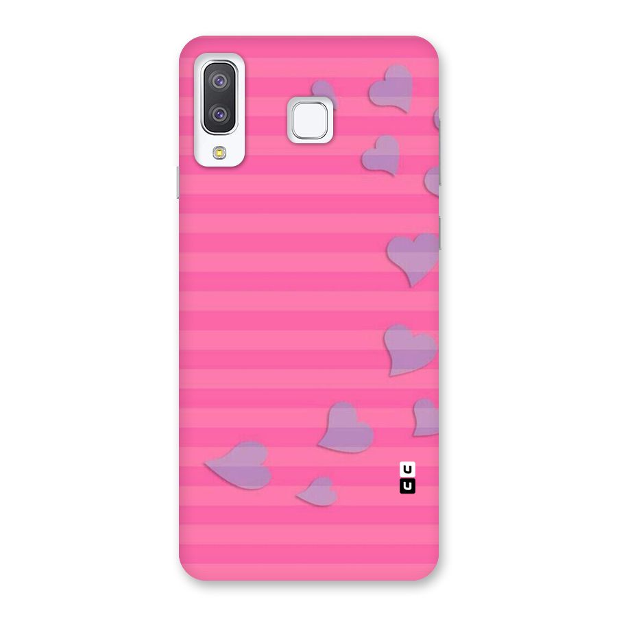 Light Heart Stripes Back Case for Galaxy A8 Star