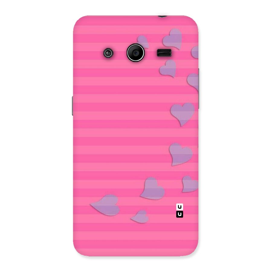 Light Heart Stripes Back Case for Galaxy Core 2