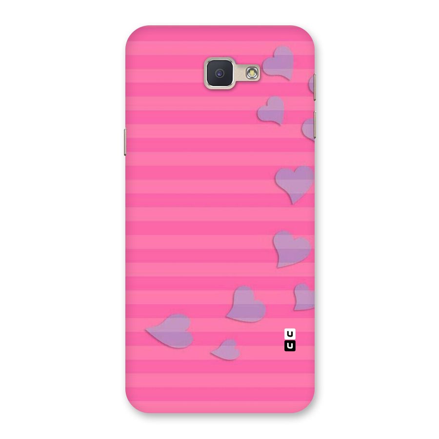 Light Heart Stripes Back Case for Galaxy J5 Prime