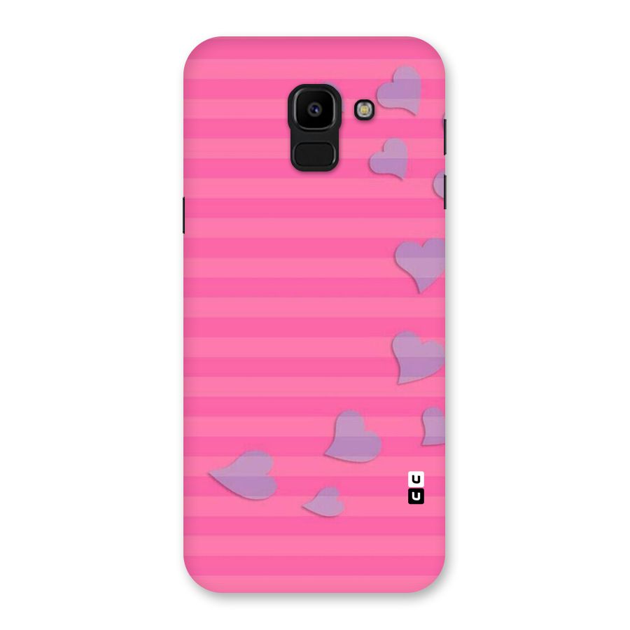 Light Heart Stripes Back Case for Galaxy J6