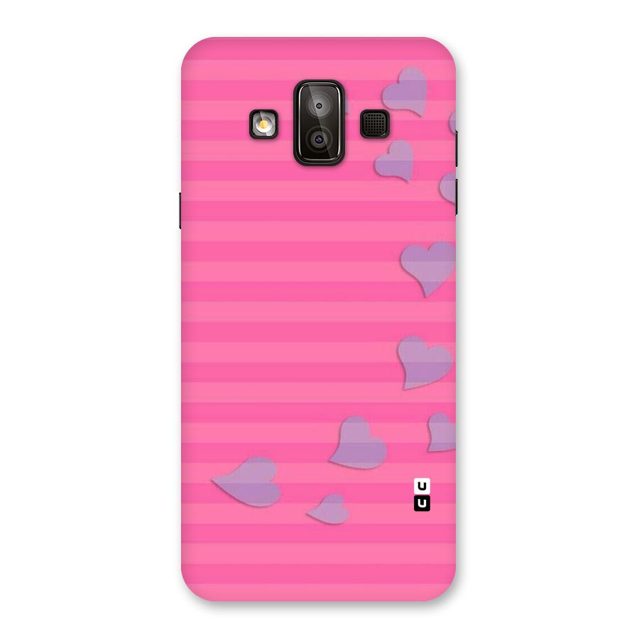 Light Heart Stripes Back Case for Galaxy J7 Duo