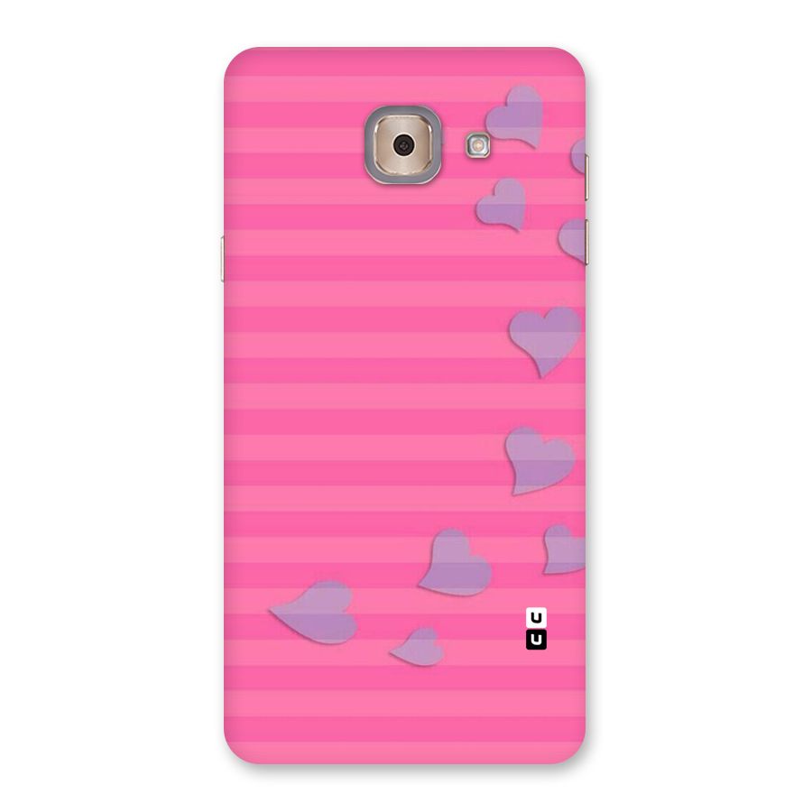 Light Heart Stripes Back Case for Galaxy J7 Max