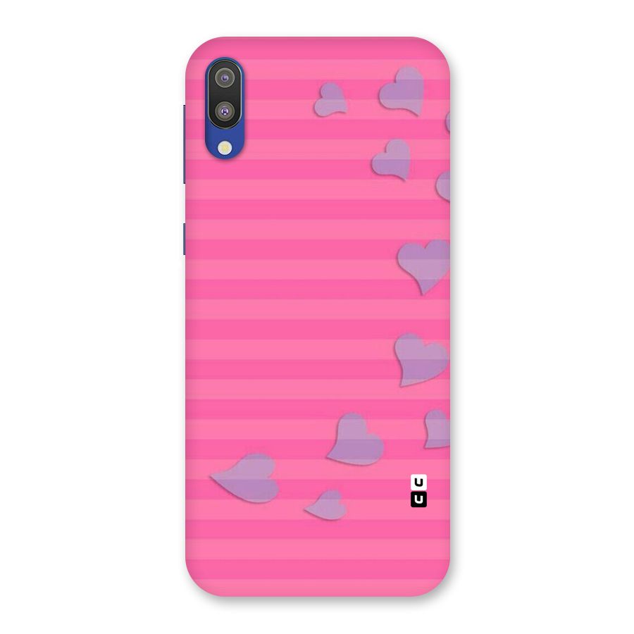 Light Heart Stripes Back Case for Galaxy M10