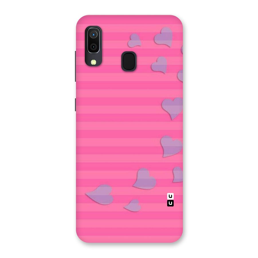 Light Heart Stripes Back Case for Galaxy M10s